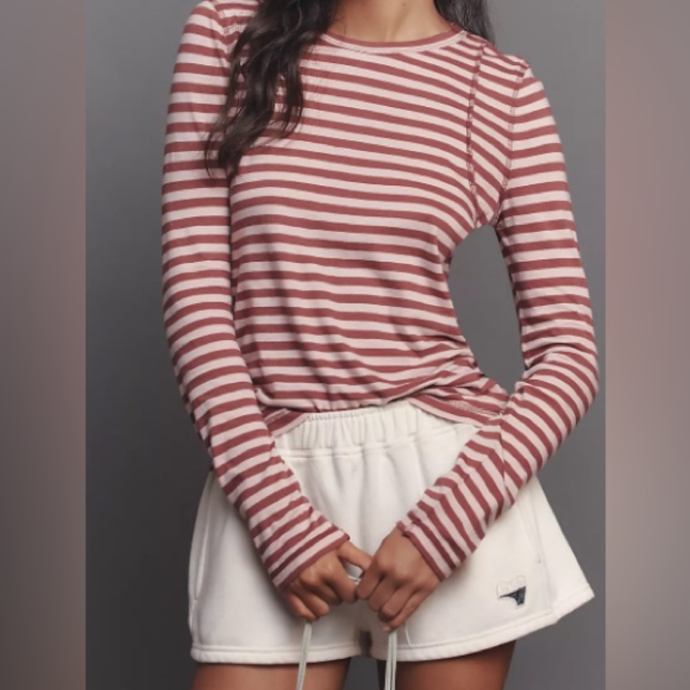 Anthropologie The Teddy Tissue Tee by Pilcro-Size Medium